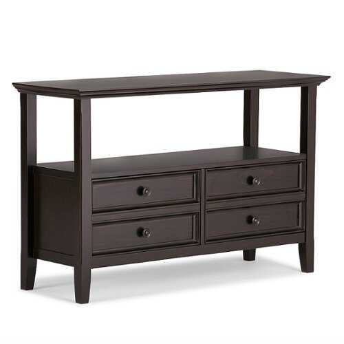 Simpli Home - Amherst Console Sofa Table - Hickory Brown
