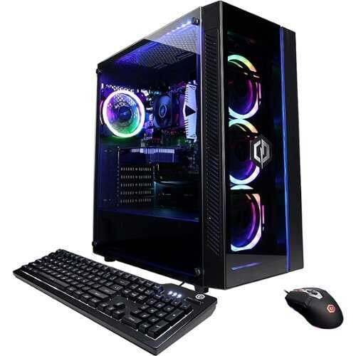 CyberPowerPC - Gamer Master Gaming Desktop - AMD Ryzen 3 3100 - 8GB Memory - NVIDIA GeForce RTX 3050 - 500GB SSD - Black