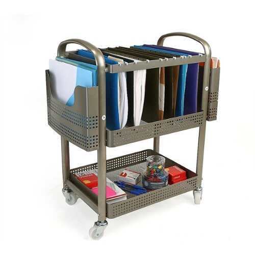 Rent to own Mind Reader - Heavy Duty Metal Mobile File Cart
