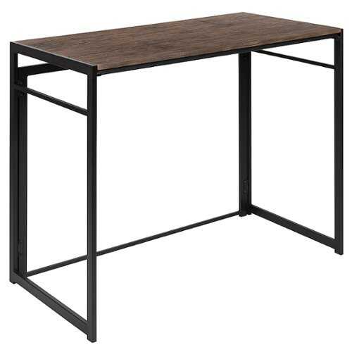 Flash Furniture - Home Office Folding Computer Desk - 40" - Rustic