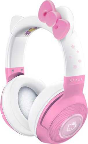 Razer - Kraken Hello Kitty Edition Wireless Headset with Chroma RGB Lighting - Pink