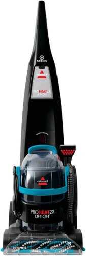 Rent to own BISSELL - ProHeat 2X Lift-Off  Upright Carpet Cleaner - Titanium and Teal