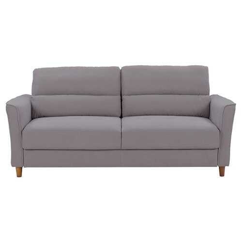 CorLiving Georgia Upholstered Three Seater Sofa - Light Grey