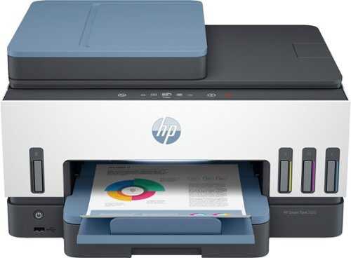Rent to own HP - Smart Tank 7602 Wireless All-In-One Inkjet Printer - Dark Surf Blue