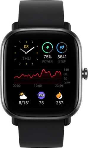 Rent to own Amazfit - GTS 2 Mini Smartwatch 39mm - Black