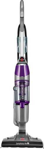 Rent to own BISSELL - Symphony Pet All-in-One Vacuum and Steam Mop - Grey and Purple