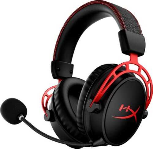 HyperX - Cloud Alpha Wireless Noise Cancelling Over-the-Ear Gaming Headset for PC - Black