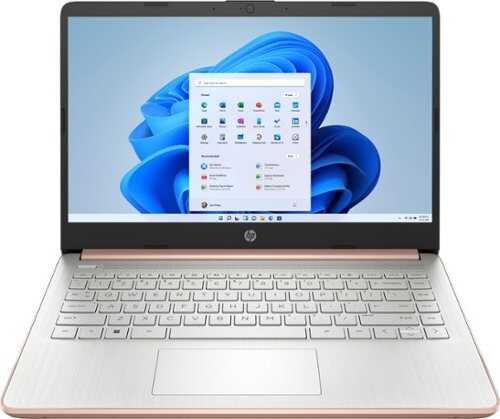 HP - 14" Laptop - Intel Celeron - 4GB Memory - 64GB eMMC - Rose gold