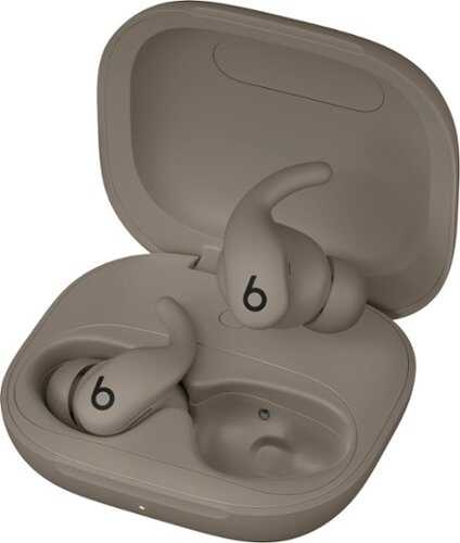 Rent to own Beats - Powerbeats Fit True Wireless Active Noise Canceling Earbuds - Gravel Gray