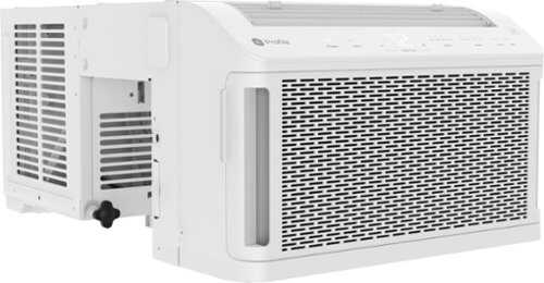 Rent to own GE Profile - ClearView 350 sq. ft. 8,300 BTU Smart Ultra Quiet Window Air Conditioner with Remote - White