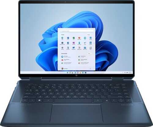 HP - Spectre 2-in-1 16" 3K+ Touch-Screen Laptop - Intel Evo platform Core i7 - 16GB Memory - 512GB SSD - Nocturne Blue