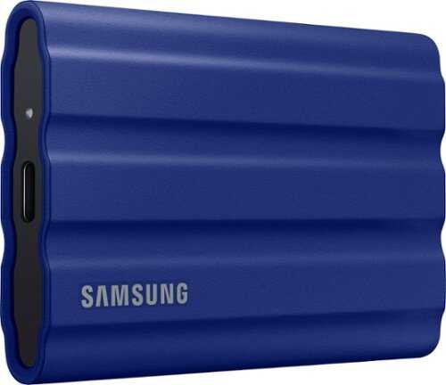 Rent to own Samsung - T7 Shield 1TB External SSD Drive Interface USB 3.2 Solid State Drive - Blue