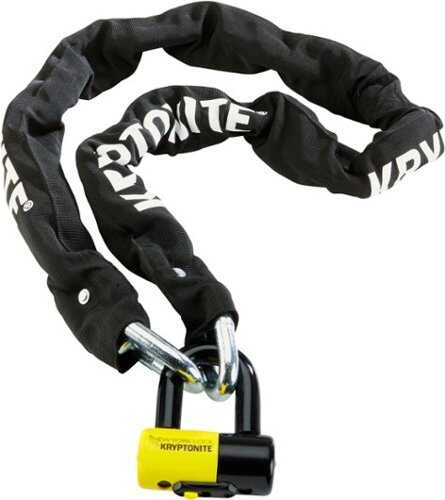Rent to own Kryptonite - New York Fahgettaboudit 1410 Chain 39" (14mm x 100cm) - Black and Yellow
