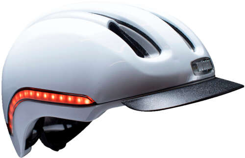Rent to own Nutcase - Vio LED Lighted Bike Helmet with MIPS - Blanco Gloss