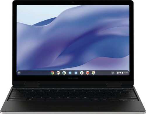 Samsung - Galaxy Chromebook 2 360 12.4" LED Touch Screen Laptop - Intel Celeron- 4GB Memory -Intel UHD Graphics- 128GB eMMC - Silver