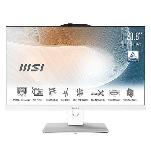 Rent to own MSI - Modern AM242P 11M 23.8" All-In-One - Intel Core i3 - 8 GB Memory - 256 GB SSD - White