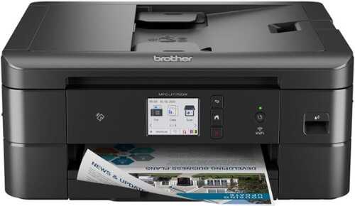 Rent to own Brother - MFC-J1170DW Wireless Color All-in-One Inkjet Printer - White/Gray