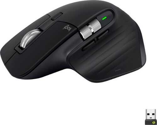 Rent to own Logitech - MX Master 3S Wireless Laser Mouse with Ultrafast Scrolling - Black