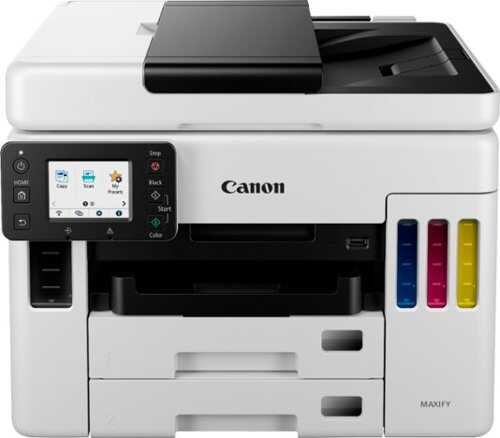 Rent to own Canon - MAXIFY MegaTank GX7021 Wireless All-In-One Inkjet Printer with Fax - White