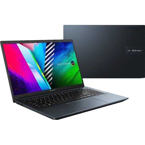ASUS - Vivobook Pro 15 OLED M3500 15.6" Laptop - AMD Ryzen 7 - 16 GB Memory - 512 GB SSD - Quiet Blue