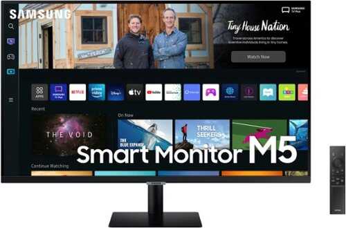 Rent to own Samsung - 32" M50B FHD Smart Monitor with Streaming TV - Black