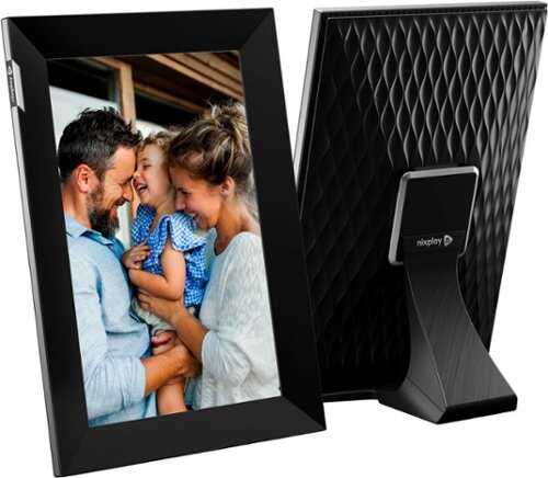 Rent to own Nixplay - Smart Photo Frame 10.1-inch Touch Screen - Black/SILVER