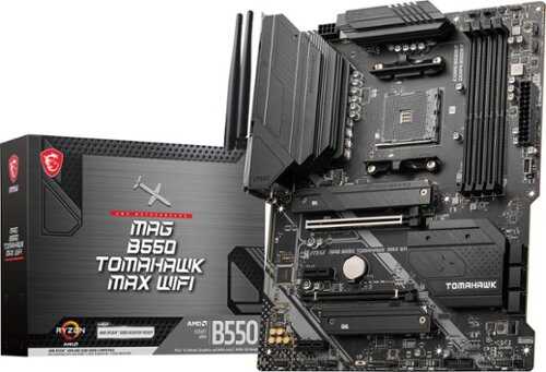 Rent to own MSI - B550 TOMAHAWK MAX WIFI (Socket AM4) USB-C Gen2 AMD ATX GAMING Motherboard