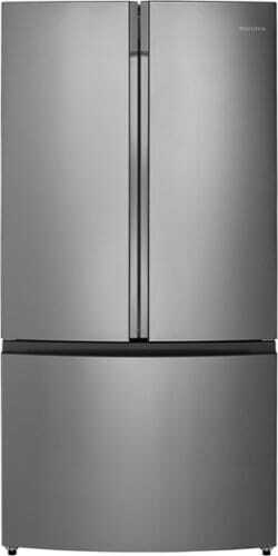Insignia™ - 26.6 Cu. Ft. French Door Refrigerator - Stainless steel