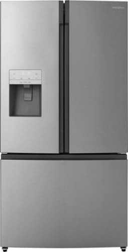 Rent to own Insignia™ - 20.1 Cu. Ft. French Door Counter-Depth Refrigerator - Stainless steel