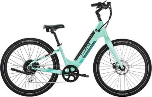 Aventon - Pace 500 v2 Step-Through Ebike w/ 40 mile Max Operating Range and 28 MPH Max Speed - Celeste
