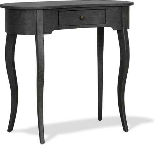 Rent to own Finch - Thaddeus Console Oval Table - Dark Gray