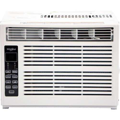 Rent to own Whirlpool - Energy Star 6,000 BTU 115V Window-Mounted Air Conditioner with Remote Control - White
