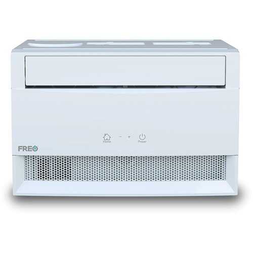 Rent to own Freo - 6,000 BTU Window Air Conditioner | Energy Star | Follow Me Remote | Dehumidifier | AC for Rooms up to 250 Sq. Ft - White