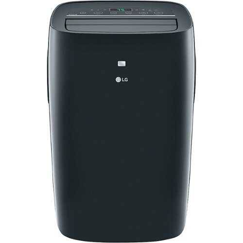Rent To Own - LG - 8,000 BTU (DOE) / 12,000 BTU (ASHRAE) Smart Portable Air Conditioner - Black