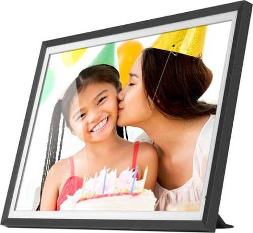Rent to own Aluratek - 13.5" Touchscreen LCD Wi-Fi Digital Photo Frame - Black
