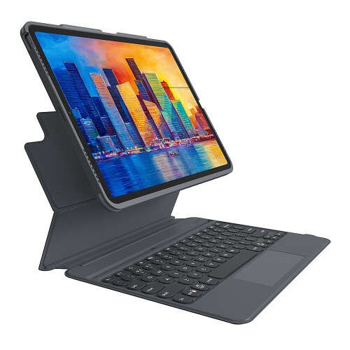 Rent to own ZAGG - Pro Keys with Trackpad Wireless Keyboard & Case for Apple iPad Pro 12.9" (3rd, 4th, 5th Gen) - Black
