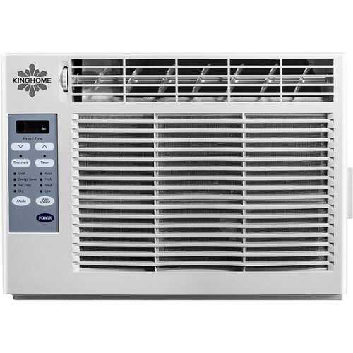 Rent to own KingHome - Energy Star 5,000 BTU Window Air Conditioner with Electronic Controls and Remote - White
