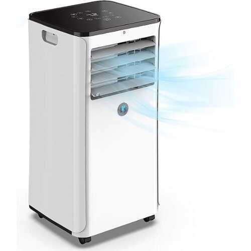 Rent to own JHS - 3-in-1 10,000 BTU Portable Air Conditioner with Dehumidifer, Fan | Remote Control | For Rooms up to 350 Sq.Ft. - White