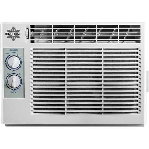 Rent to own KingHome - 5,000 BTU Window Air Conditioner with Mechanical Controls - White