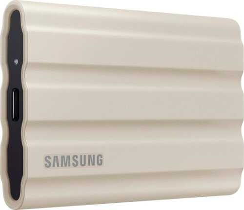 Rent to own Samsung - T7 Shield 1TB External SSD Drive Interface USB 3.2 Solid State Drive - Beige
