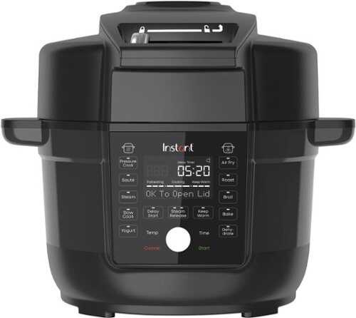 Rent To Own - Instant - Duo Crisp with Ultimate Lid Multi-Cooker + Air Fryer, 6.5 Quart - Black