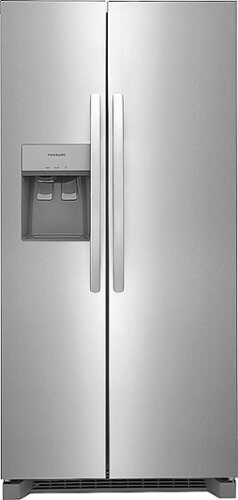 Rent to own Frigidaire - 22.3 Cu. Ft. Side-by-Side Refrigerator - Stainless steel