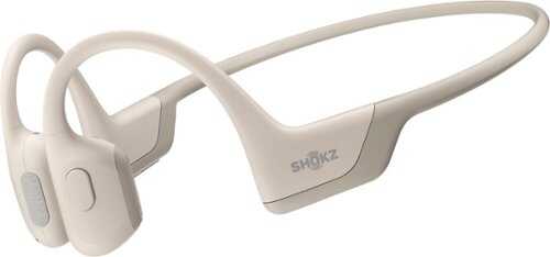 Shokz - OpenRun Pro Premium Bone Conduction Open-Ear Sport Headphones - Beige