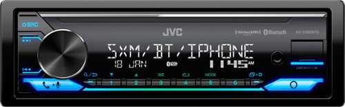 Rent to own JVC - In-Dash Digital Media Receiver - Built-in Bluetooth - Satellite Radio-ready with Detachable Faceplate - Black
