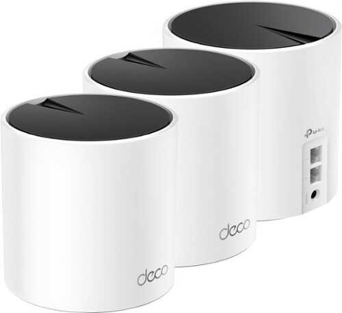Rent to own TP-Link - Deco X25 (3-Pack) AX1800 Dual-Band Whole Home Mesh Wi-Fi 6 System - White