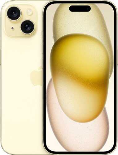 Rent to own Apple - iPhone 15 128GB (Unlocked) - Yellow