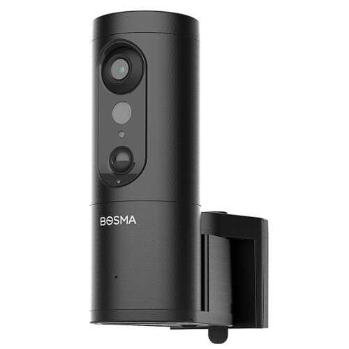 Rent to own Bosma - EX Pro 3.0 MP Pan-and-Tilt Outdoor Wi-Fi Security Camera with Spotlight - Black