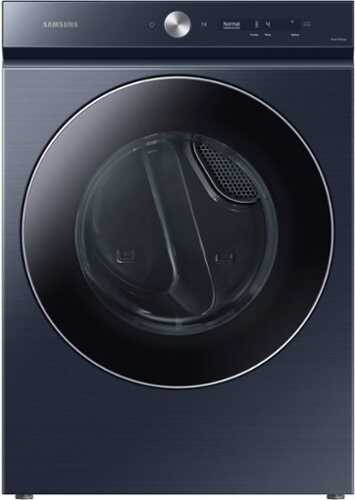 Rent to own Samsung - Bespoke 7.6 cu. ft. Ultra Capacity Gas Dryer with AI Optimal Dry and Super Speed Dry - Brushed Navy
