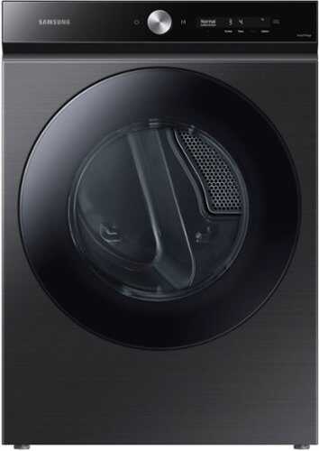 Rent to own Samsung - Bespoke 7.6 cu. ft. Ultra Capacity Electric Dryer with Super Speed Dry and AI Smart Dial - Brushed black