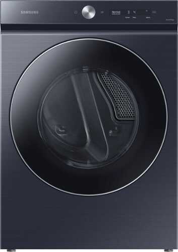 Rent To Own - Samsung - Bespoke 7.6 cu. ft. Ultra Capacity Electric Dryer with AI Optimal Dry and Super Speed Dry - Brushed Navy